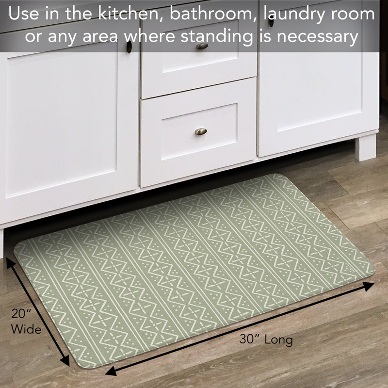 CounterArt Moss Madness Decorative Low Profile Comfort Floor Mat Anti